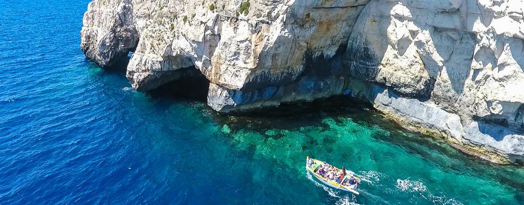 Blaue Grotte Bootsfahrt