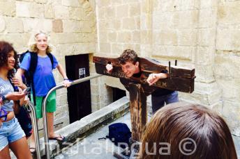 Gefangener Sprachschüler in Mdina, Malta