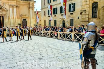 Historische Schlachten werden im mittelalterlichen Mdina nachgestellt