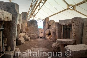 Die prähistorischen Tempel in Ħaġar Qim