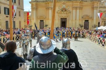 Nachstellung einer Schlacht im mittelalterlichen Malta