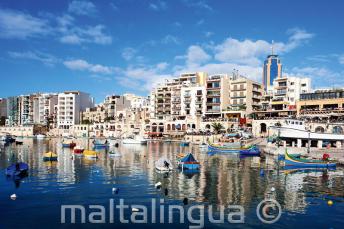 Foto der Spinola Bay, St Julians